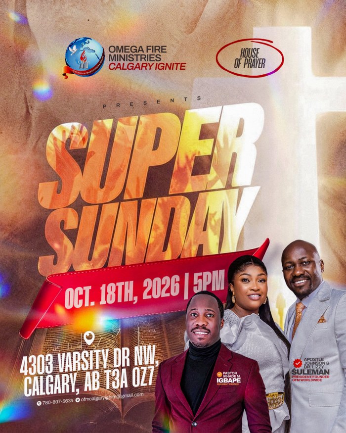 Super Sunday official event flyer